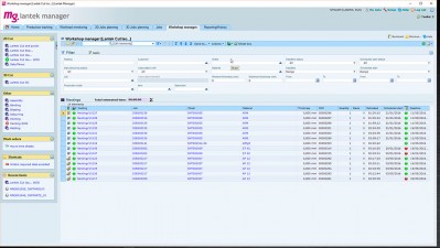 Lantek Manager - Workshop management